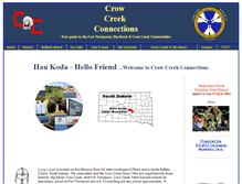 Tablet Screenshot of crowcreekconnections.org